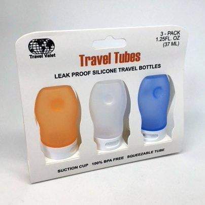 Travel Tubes - Leak Proof Silicone Travel Bottles - 3 Pack