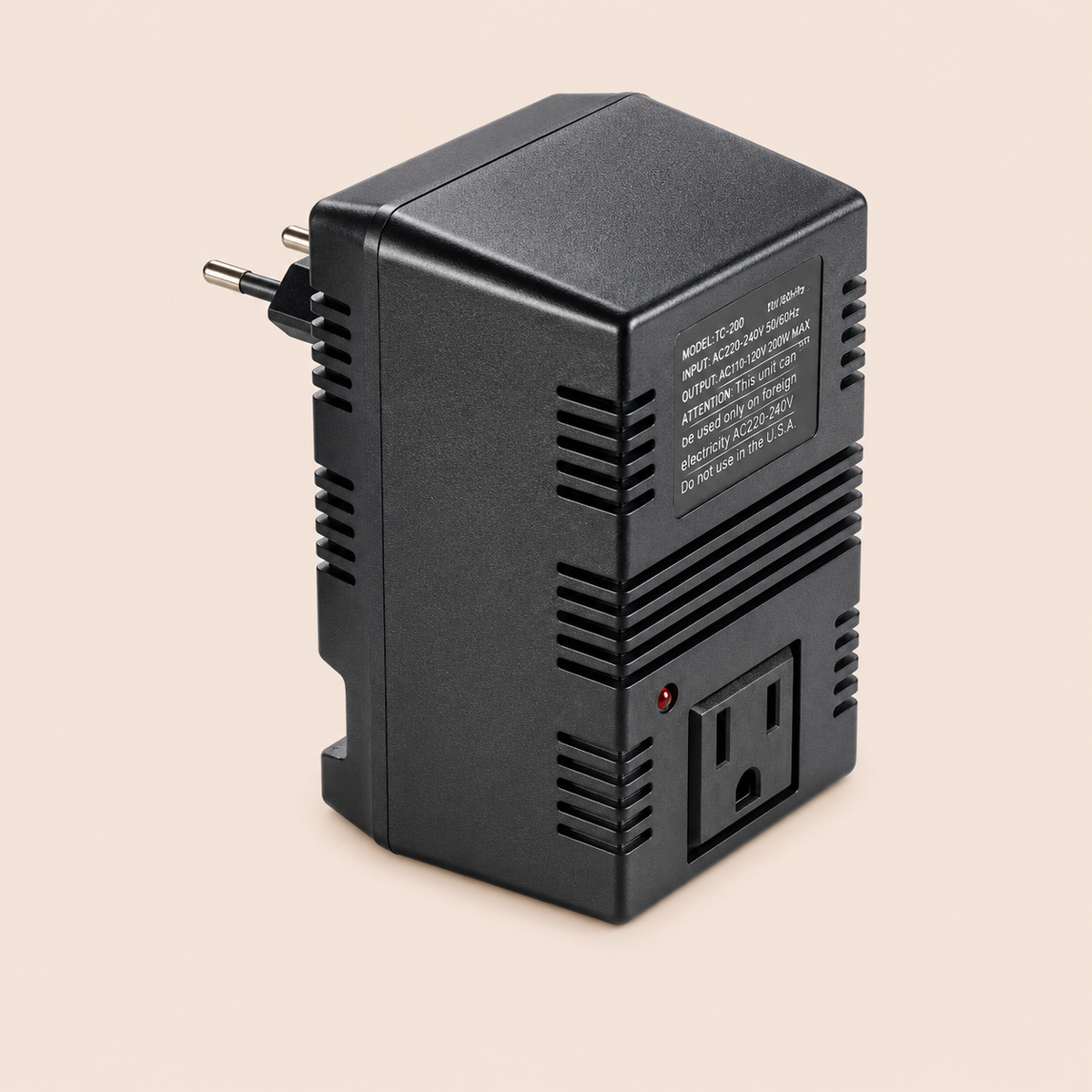 85W Step-Down Voltage Converter – 220V to 110V Travel Converter