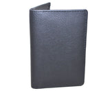 Touro Signature Leather Wallets Pebble Grain Card Case