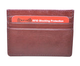 Touro Signature Leather Wallets Veg Tanned Slim Card