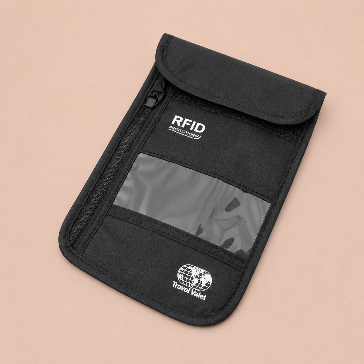 RFID Blocking Travel Neck Pouch & Passport Holder