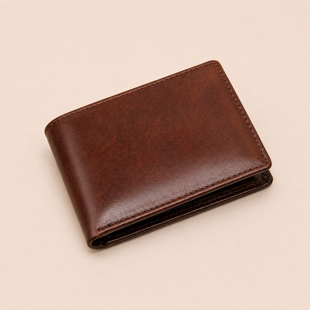 Touro RFID Veg-Tanned Leather Slim Bifold Wallet