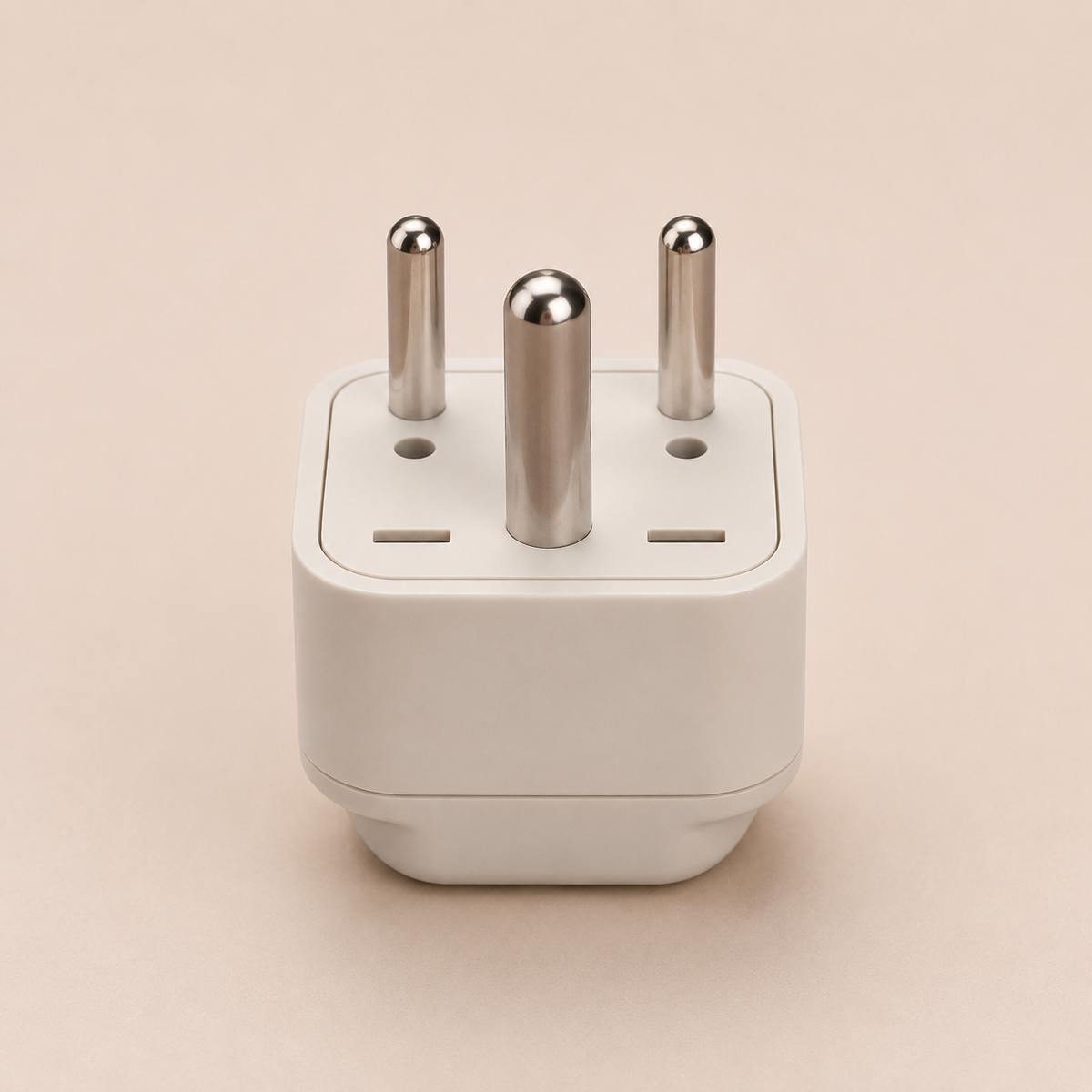 India Travel Plug Adapter – Grounded Type D Universal Adapter