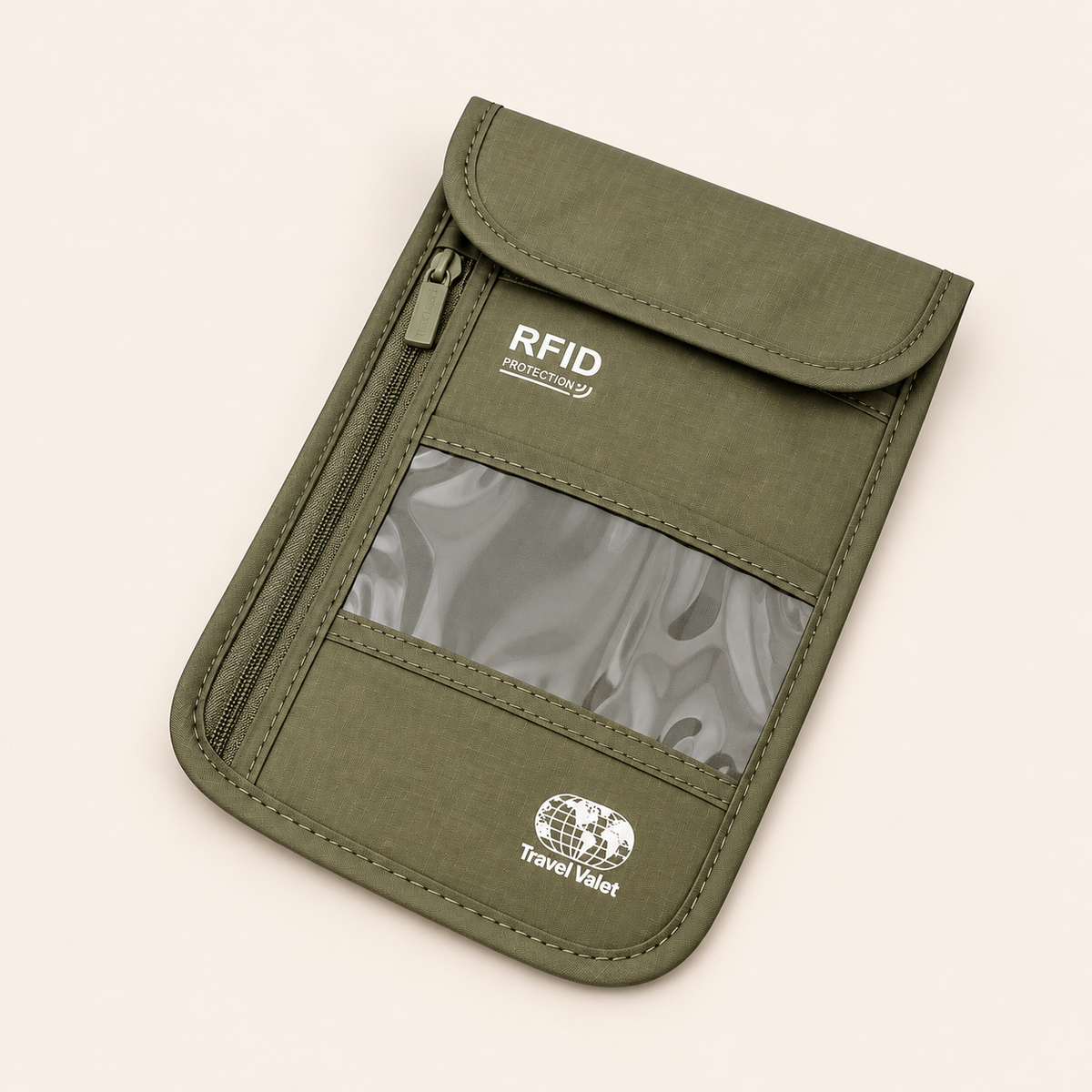 RFID Blocking Travel Neck Pouch & Passport Holder