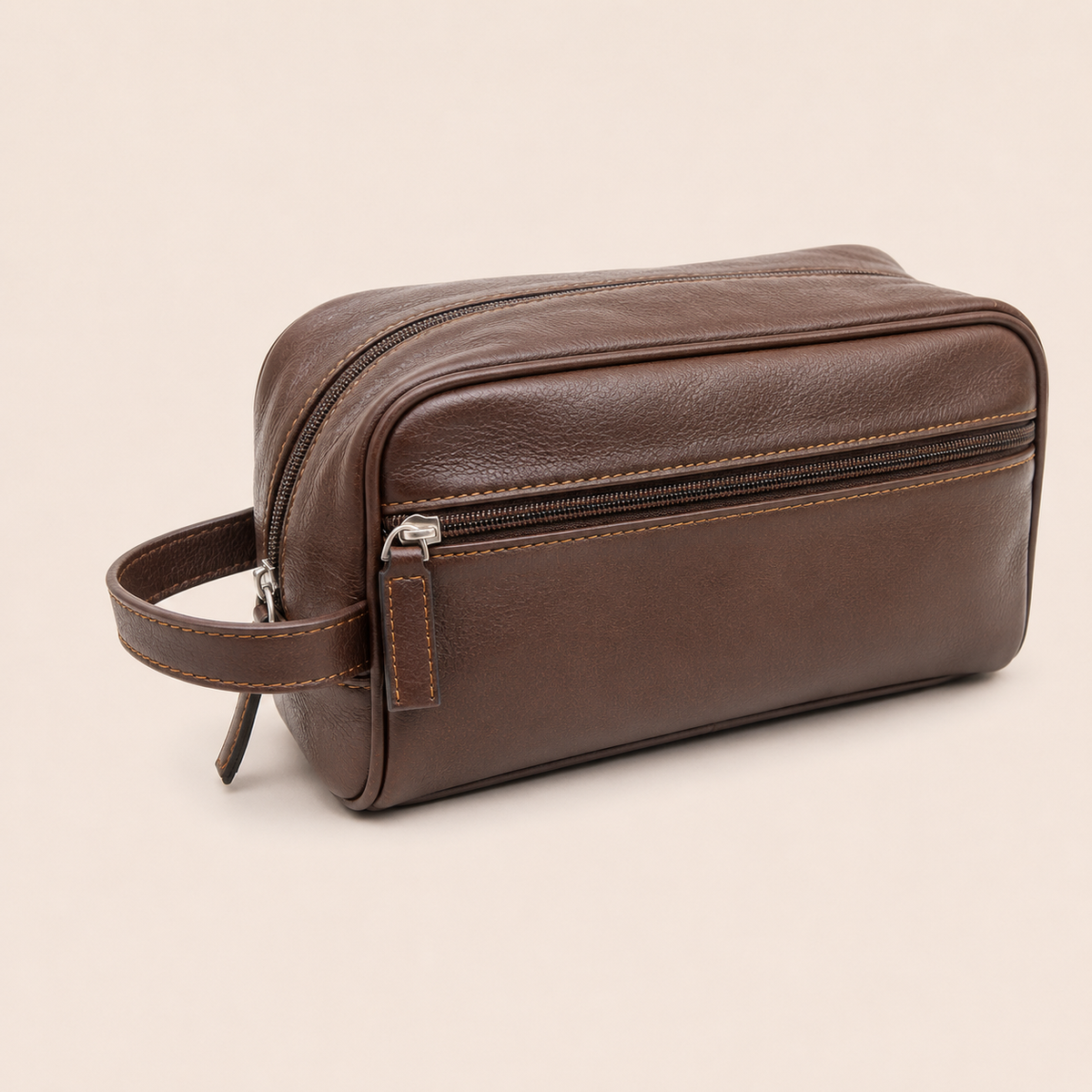 Touro Classic Leather Toiletry Bag – Travel  Kit