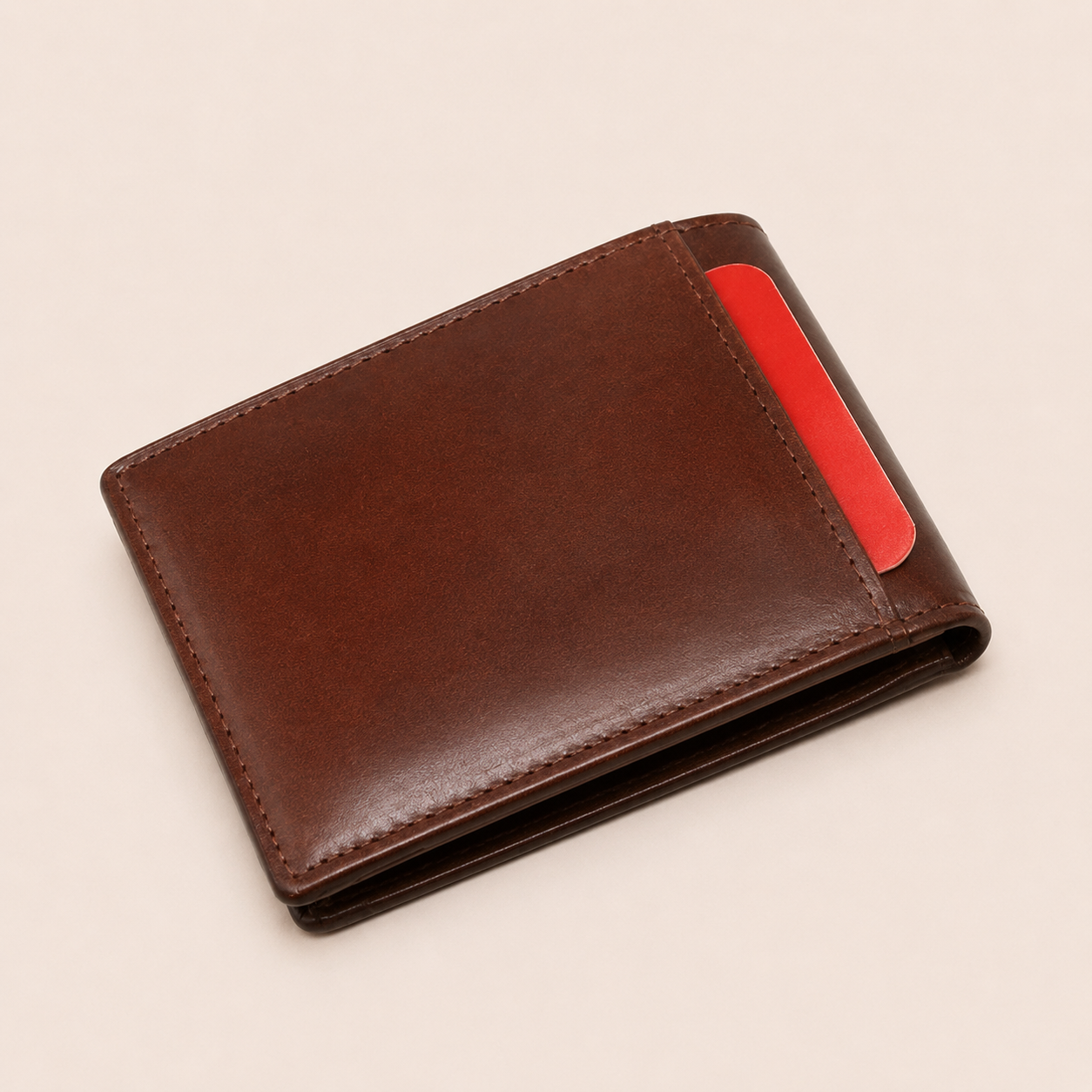 Touro RFID Veg-Tanned Leather Slim Bifold Wallet