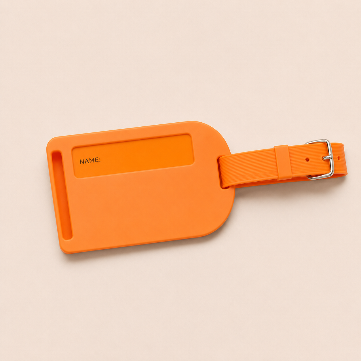 Neon Luggage Tag with ID Card – Bright Travel Bag Tag