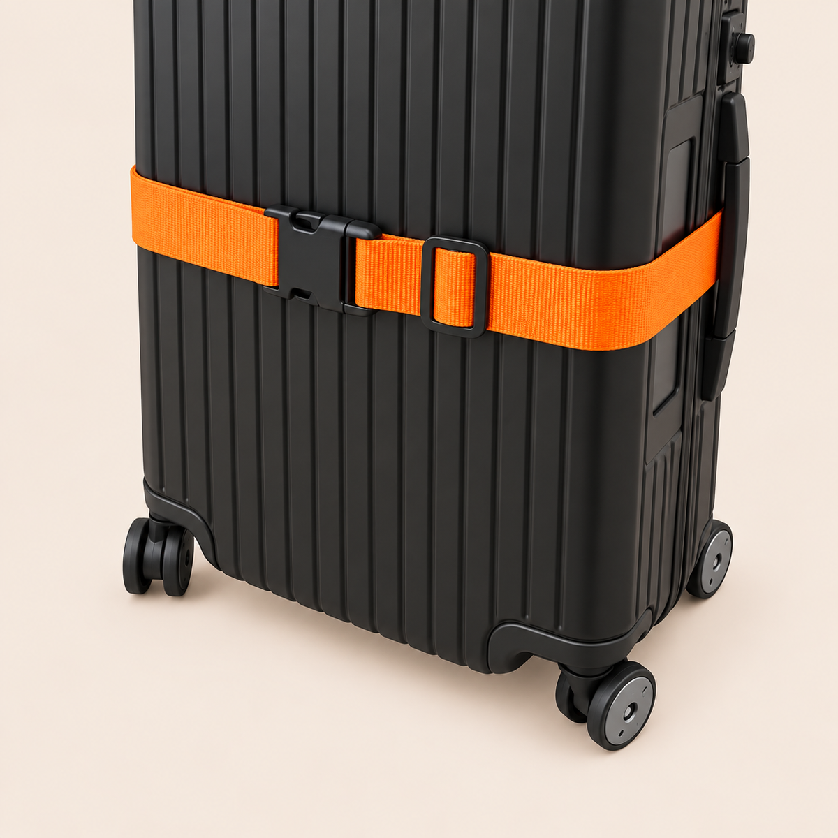 Adjustable Luggage Strap with Buckle – Suitcase Travel Strap