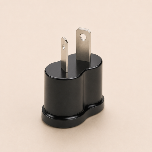 Australia, New Zealand & China Non-Grounded Travel Plug Adapter – 2 Pin