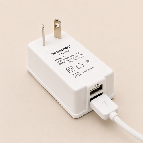 Australia, New Zealand & China Travel Adapter with Dual USB Ports