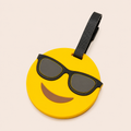Sunglasses Emoji Luggage Tag for Suitcases & Travel Bags