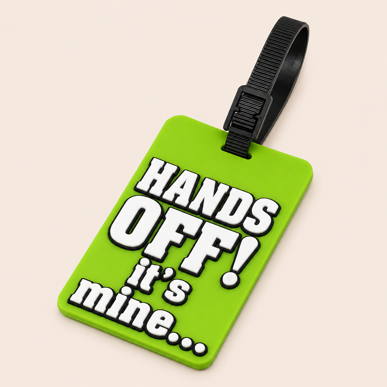 Hands Off Luggage Tag for Suitcases & Travel Bags