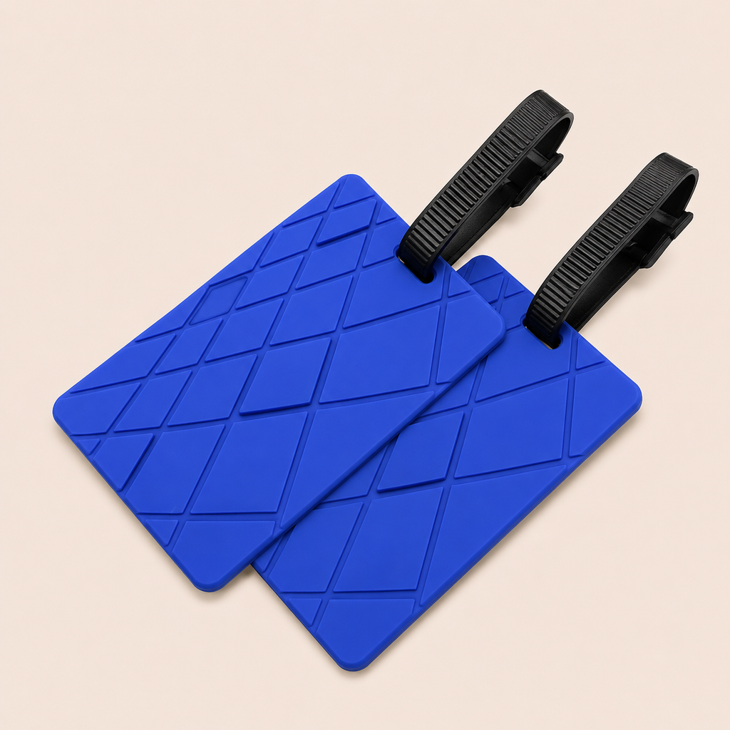 Colorful Luggage Tags for Suitcases & Travel Bags – 2 Pack