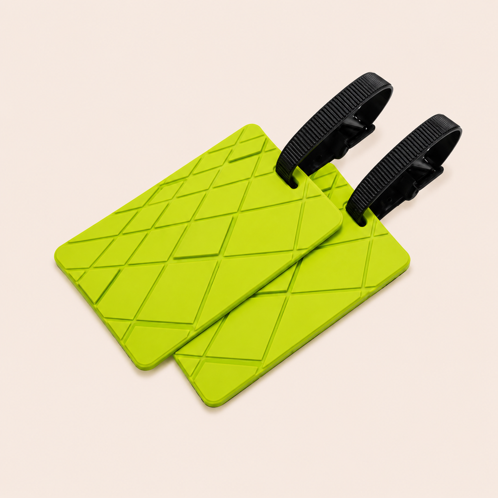 Colorful Luggage Tags for Suitcases & Travel Bags – 2 Pack
