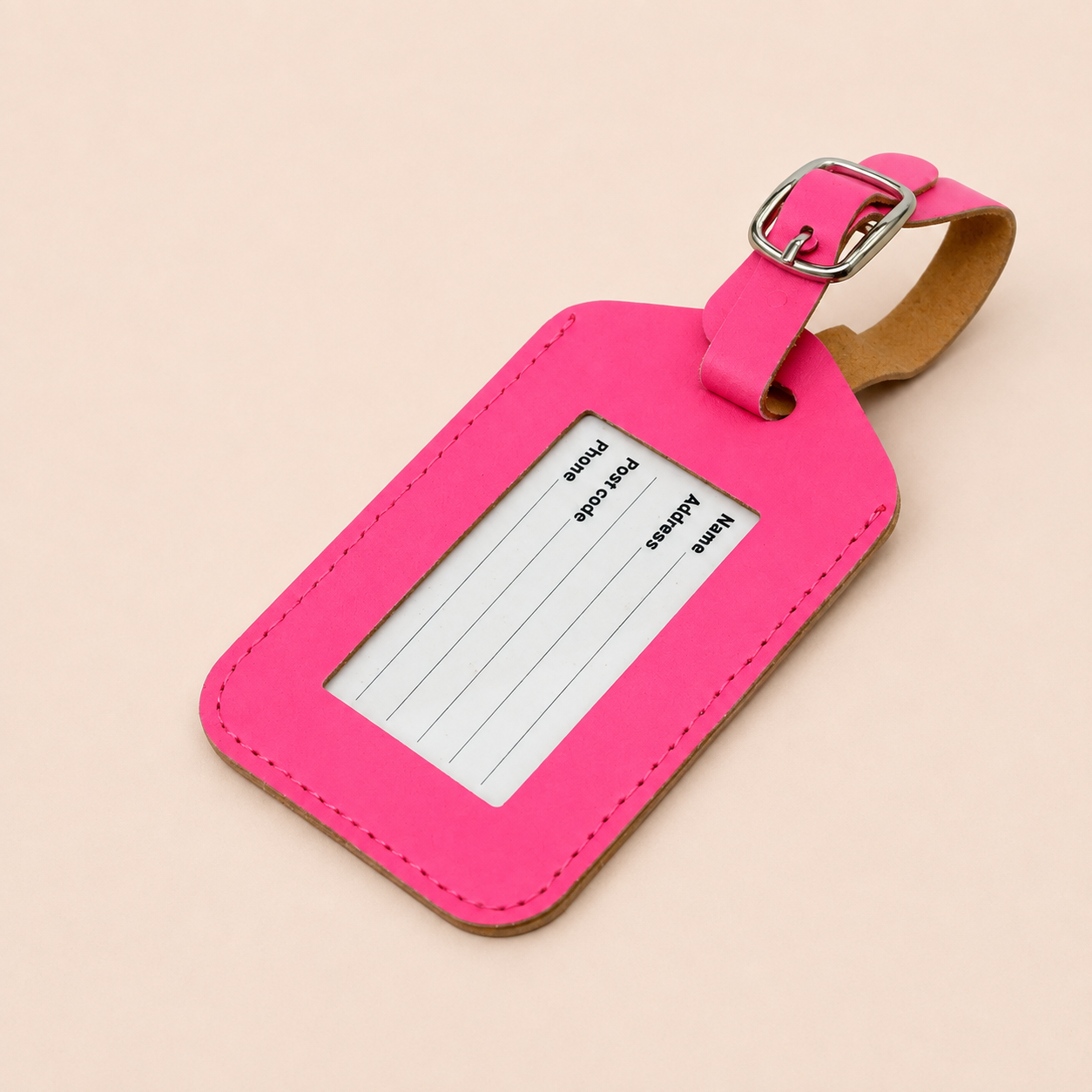 Neon Luggage ID Tag for Suitcases & Travel Bags