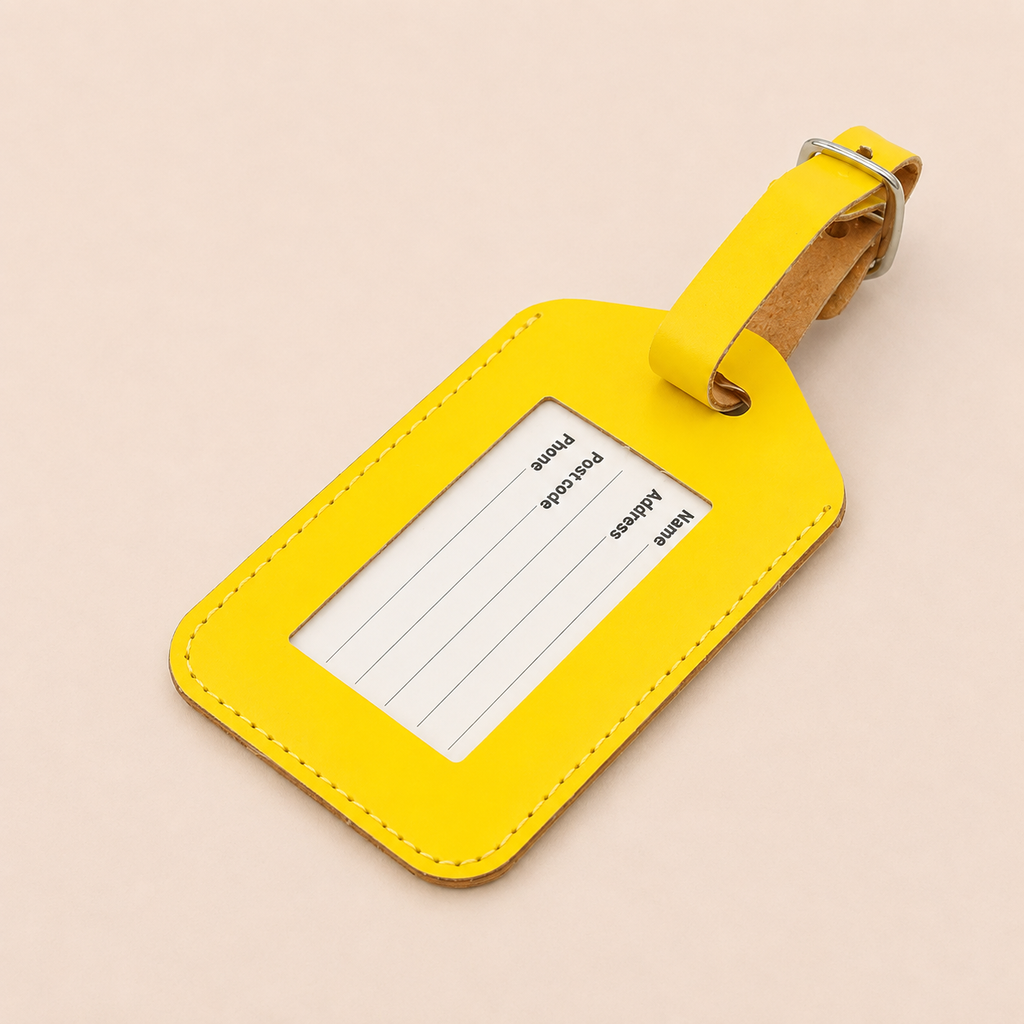 Neon Luggage ID Tag for Suitcases & Travel Bags