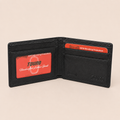 Touro RFID Blocking Leather Bifold Wallet with ID Window