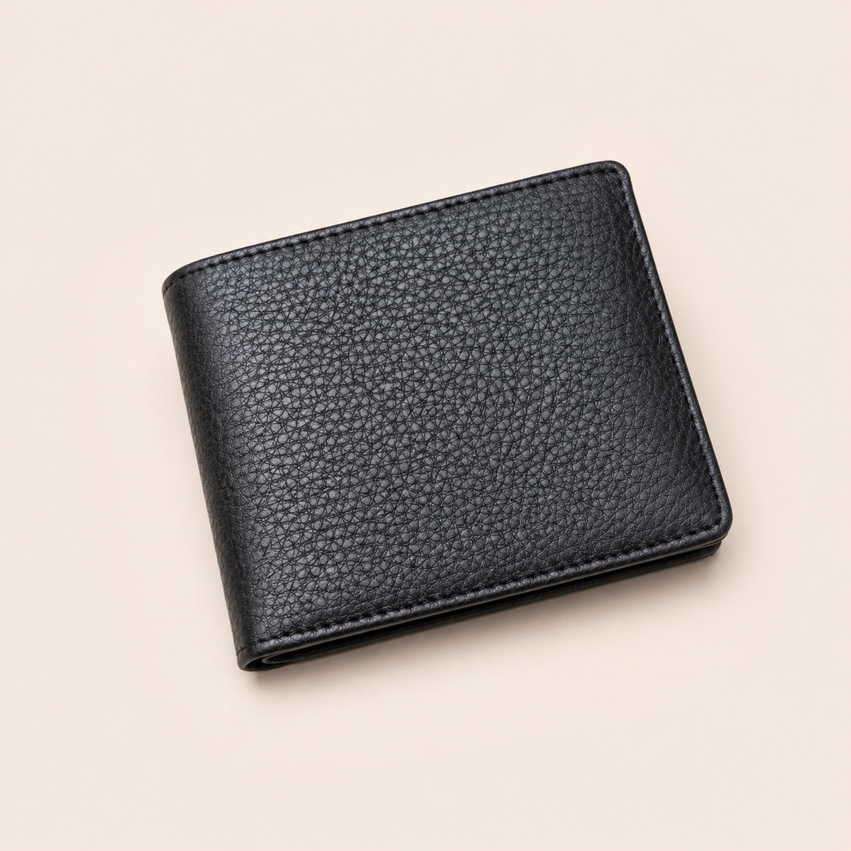Touro RFID Leather Bifold Wallet with Flip ID – Pebble Grain