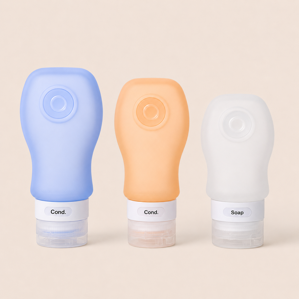 Silicone Travel Bottles – 3 Pack