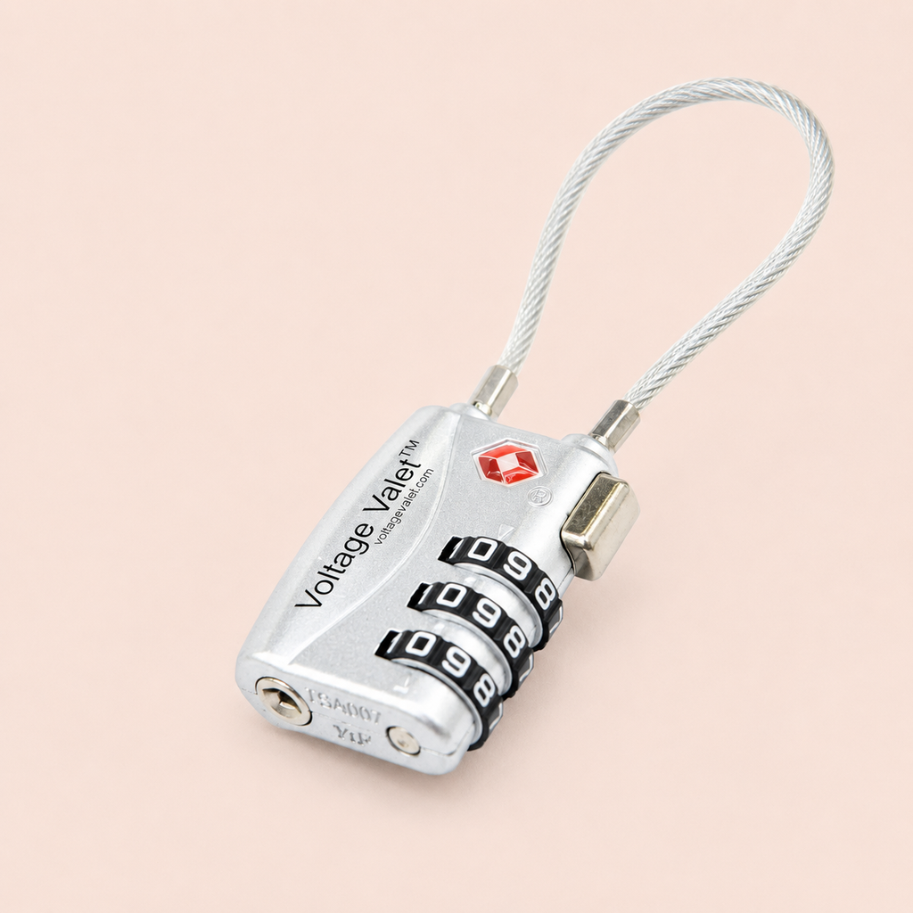 TSA Approved Cable Combination Luggage Lock
