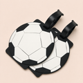 Soccer Ball Luggage Tags for Suitcases & Travel Bags – 2 Pack