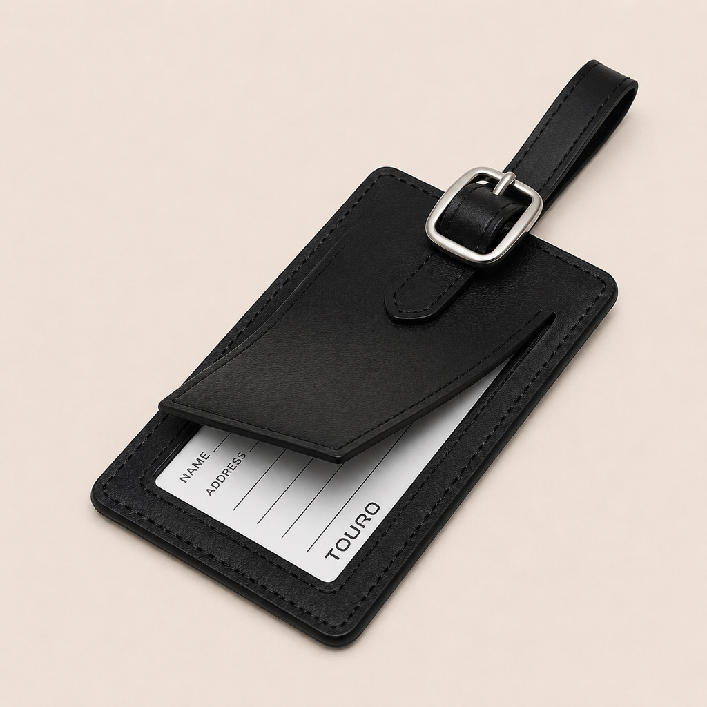 Leather Business Card Luggage Tag