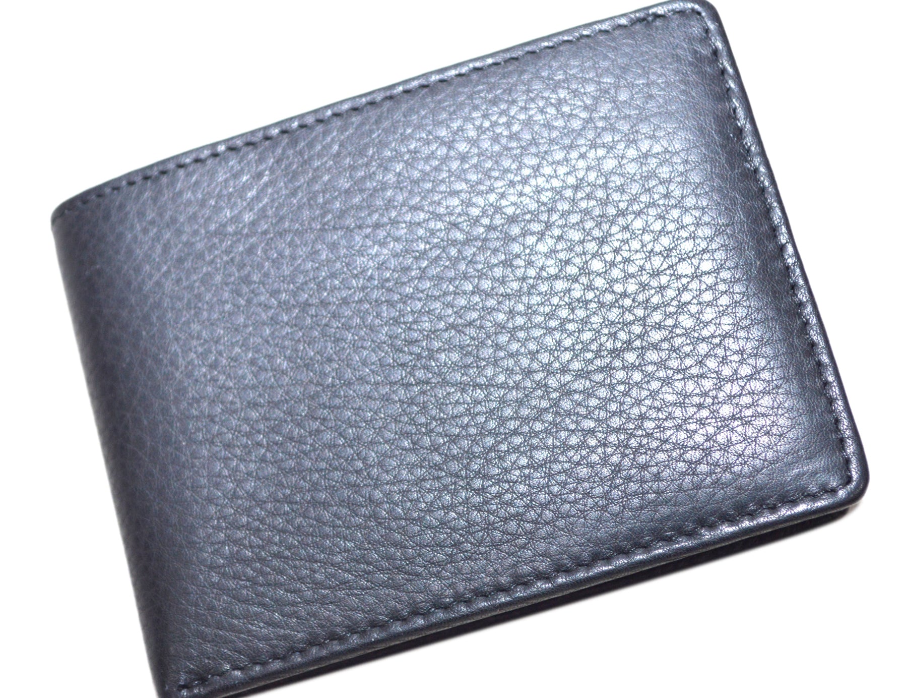 Cobalt Blue Bird Chichi Huipil Distressed Tan Leather Wallet