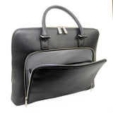 Signature Leather Front Pocket Laptop Brief