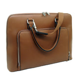Signature Leather Front Pocket Laptop Brief