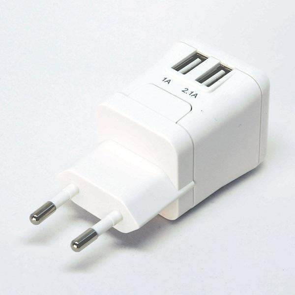 Universal Travel Adaptor Kit - Dual USB | US / EU / GB / AU / CH / HK